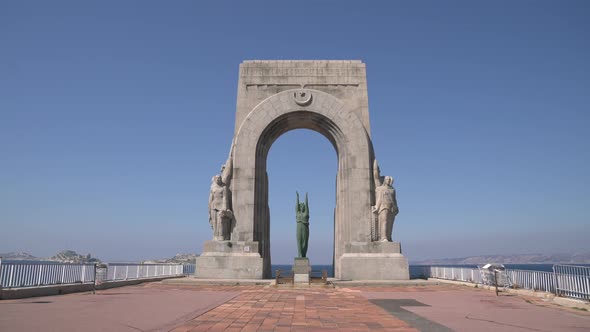 The Marseille War Memorial Monument