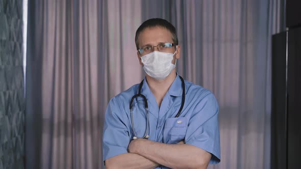 Portrait of Young Doctor, with Stethoscope