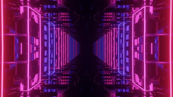 Glow Sci Fi Symmetrical Construction