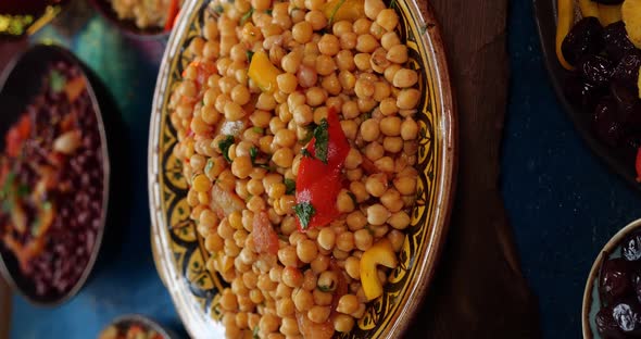 Traditional Dishes for Ramadan  Chickpeas with Vegetables