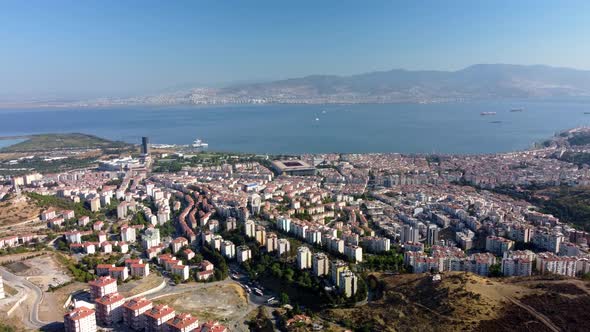 Modern City Aerial View