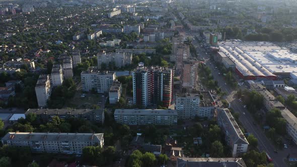 Aerial View Of New Building Zhytomyr