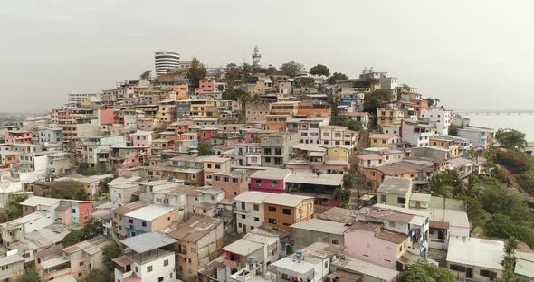 Santa Ana Hill panoramic view Guayaquil Ecuador