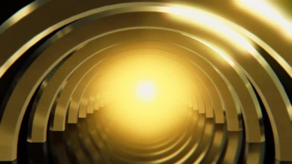 Golden Award Tunnel Backgroud 4K