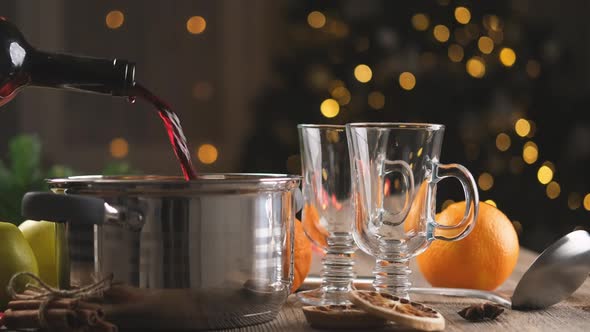 Fruits and Kitchenware for Mulled Wine