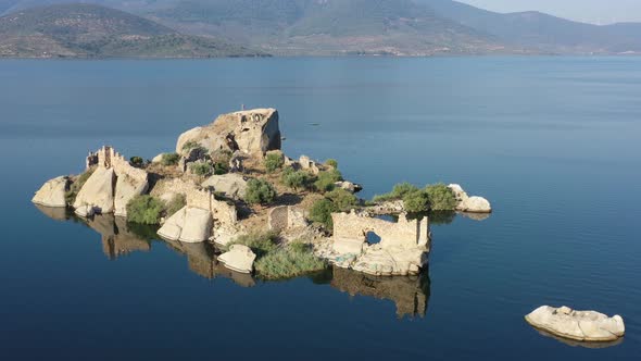 Small Island on Lake