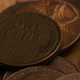 Rotating stock footage shot of American pennies (coin - $0.01) - MONEY 0187 - VideoHive Item for Sale