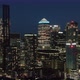 Downtown skyscrapers illuminated at night, London, UK - VideoHive Item for Sale