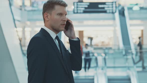 Young man in a suit 