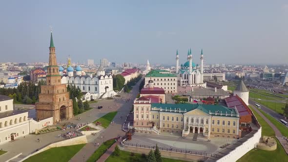 Kazan Kremlin with the Kul-Sharif Mosque