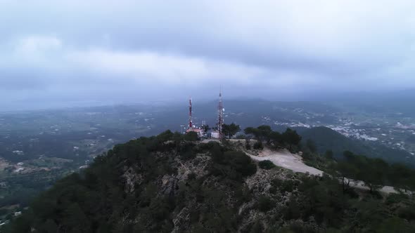 Thrilling Antenes de sa Talaia watch tower Balearic Island Spain