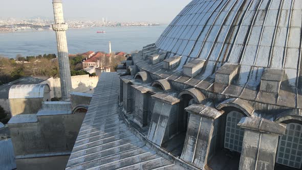 Close-up of Hagia Sophia mosque dome