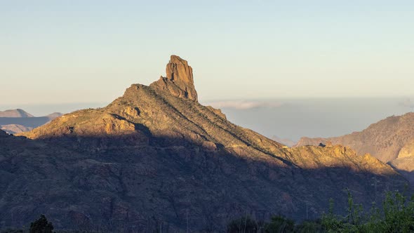 Roque Nublo in Gran Canaria Timelapse