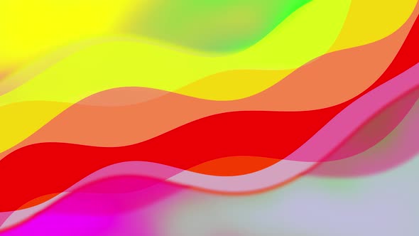 Colorful Silky Line Smooth Background.Animated Gradient Seamless Looping Motion