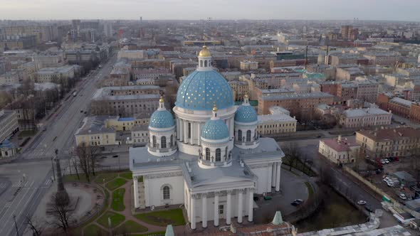 Trinity Izmailovsky Cathedral in Saint - Petersburg