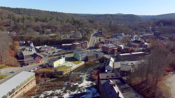 Slowly pulling away from Springfield Vermont