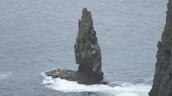 Branaunmore Rock in the Atlantic Ocean