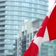 Canada Flag Waving in Front of Building - VideoHive Item for Sale