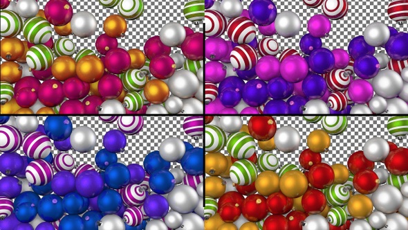 Christmas Balls Transition Pack (Pack of 7) alt