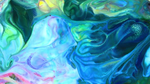 Abstract Colorful Sacral Liquid Waves Texture 404