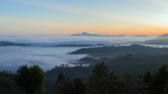 Fog Sunrise Timelapse