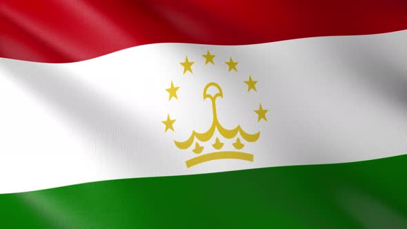 Flag of The Tajikistan