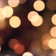 Christmas Lights Shimmering Abstract Golden Warm Circles Defocused - VideoHive Item for Sale