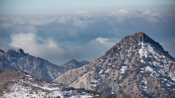 sierra nevada spain granada mountains snow peaks ski timelapse