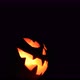 Halloween Pumpkin Turns a Scary Face Into the Camera. - VideoHive Item for Sale