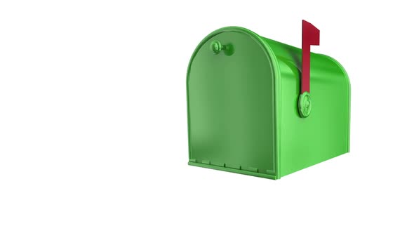 Yes Mailbox Message Delivery Answer Response Approval 3d Animation