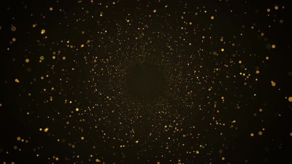 Glitter abstract particles background.