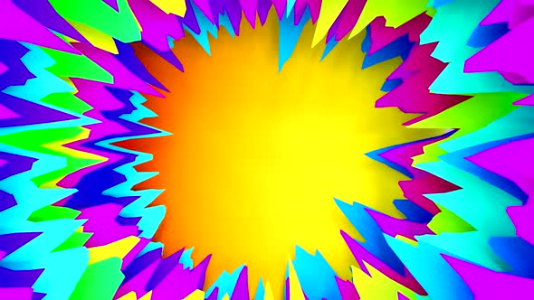 Radial Background of High-speed Abstract Lines for Anime