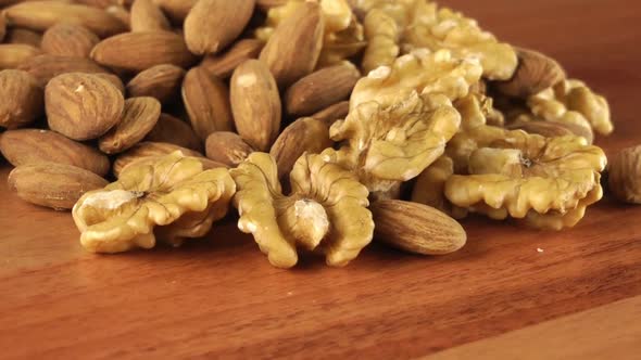 Walnuts And Almonds Are Rotating  1