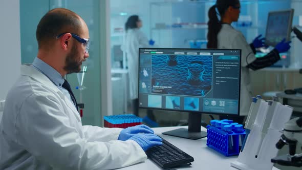 Experienced Medical Lab Practitioner Smiling and Looking in Camera