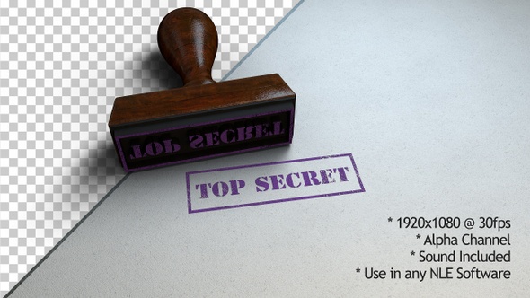 Top Secret Stamp