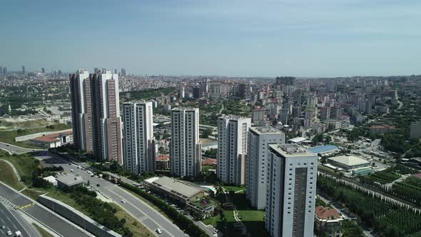 Aerial View of a City