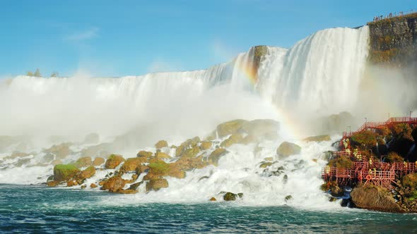 Rainbow and Niagara Falls