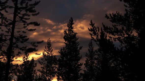 Evening Clouds Time Lapse  - Timelapse