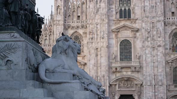 Statue of Vittorio Emanuele II, Milan, Italy 06