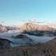 Aerial Hikers Camp In Dolomites Mountains in Italy - VideoHive Item for Sale