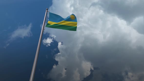 Rwanda Flag Waving 2K
