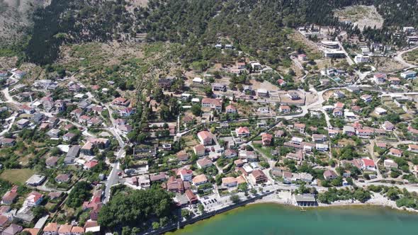 Aerial Footage of Shkoder Albania