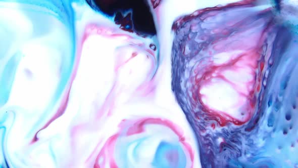 Psychedelic Color Spreading Paint Swirling And Explosion alt