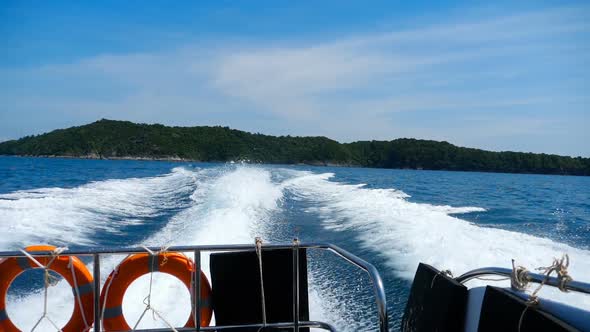 Speedboat Departure From Similan Islands