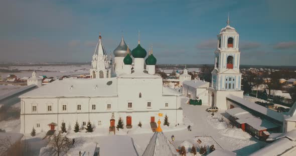 View Of The Winter Monastery In Pereslavl Zalessky