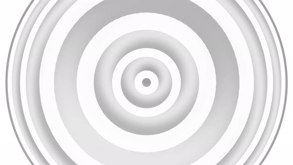 3 D Stylish White Gray Color Circle Background Animation