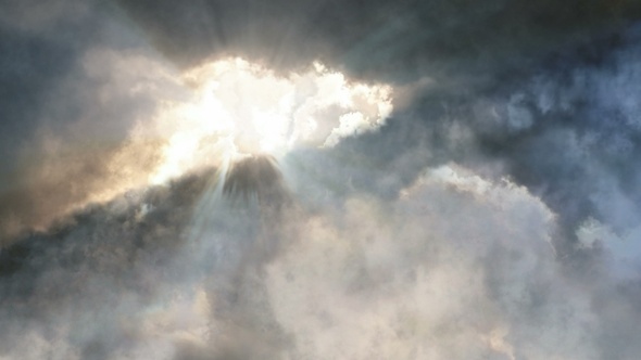 Flying over the Storm Clouds