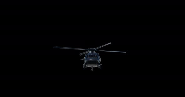 Military Helicopter UH-60 Black Hawk Realistic 