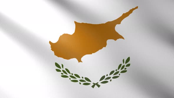 Flag of The Cyprus