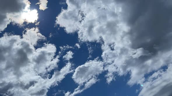 Timelapse Clouds Blue Sky